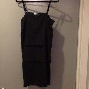 Jil Sander Short Black dress with slip